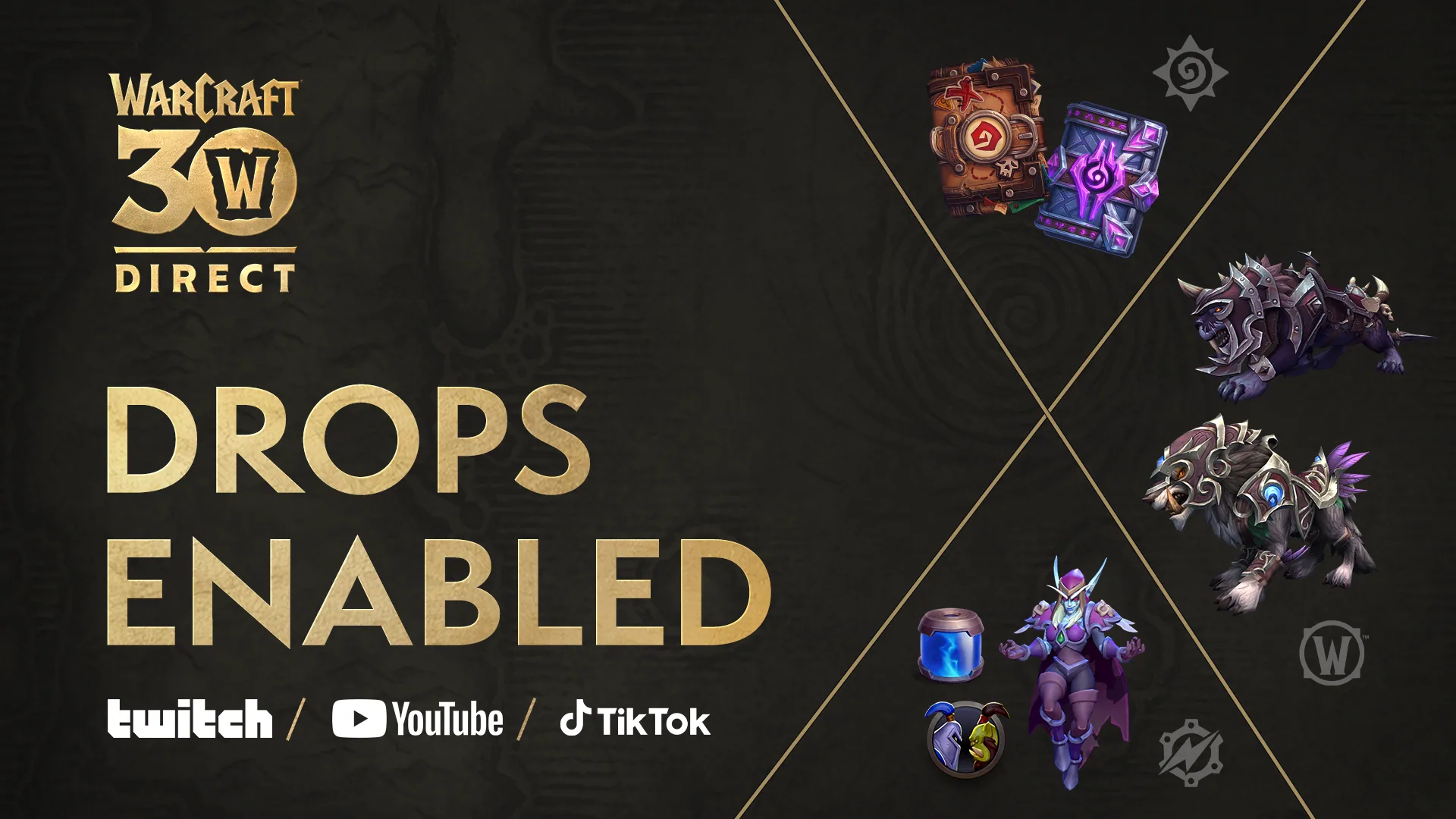 Warcraft Direct: Warcaft Direct Drops Social 1920x1080