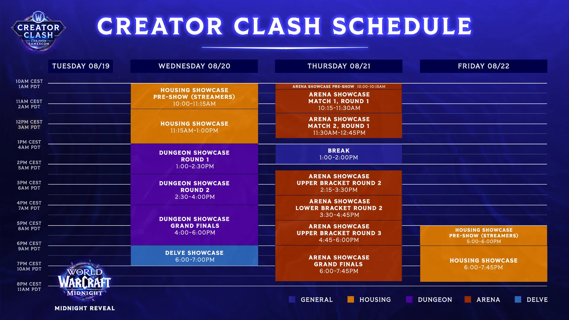 Gamescom: Creator Clash: CC Gamescom Timeline 1920x1080