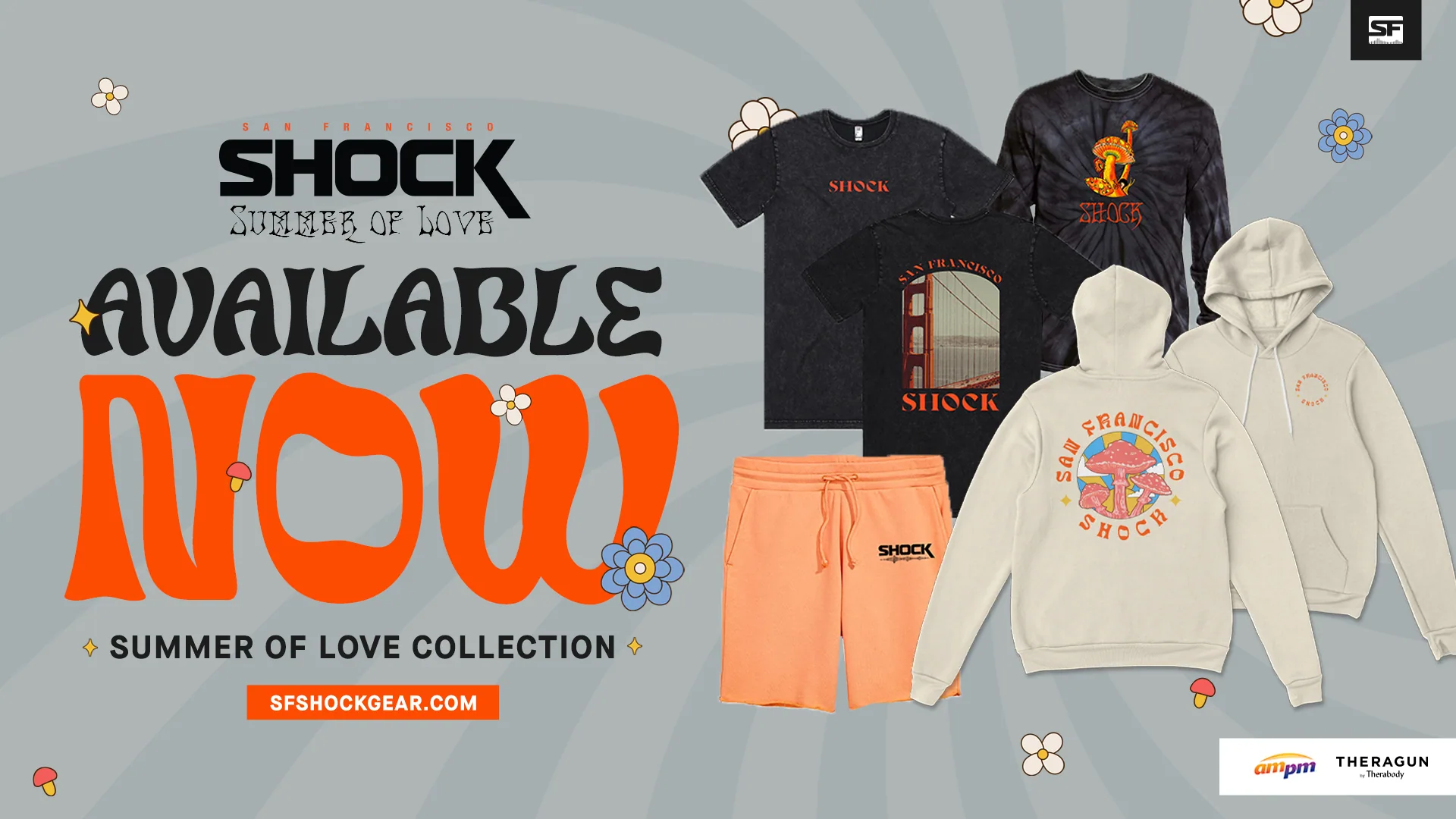 San Francisco Shock 2022: summermerch