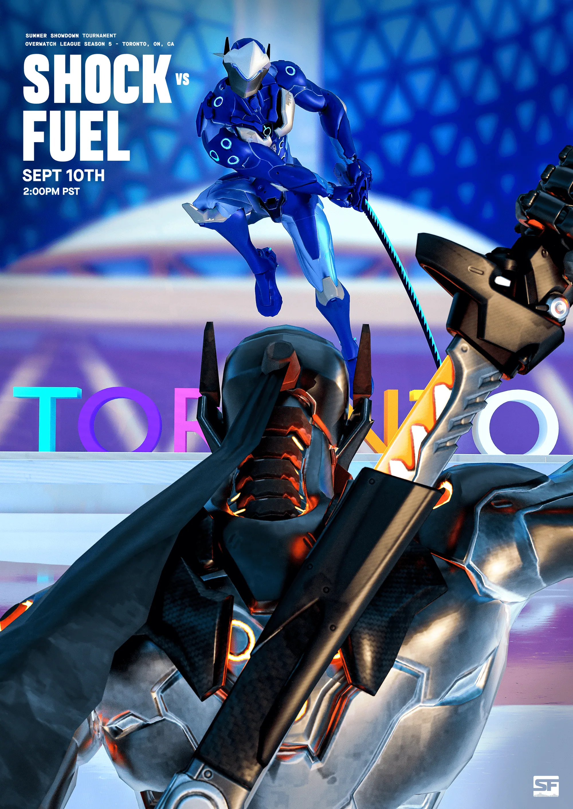 3D match posters: genjimatch