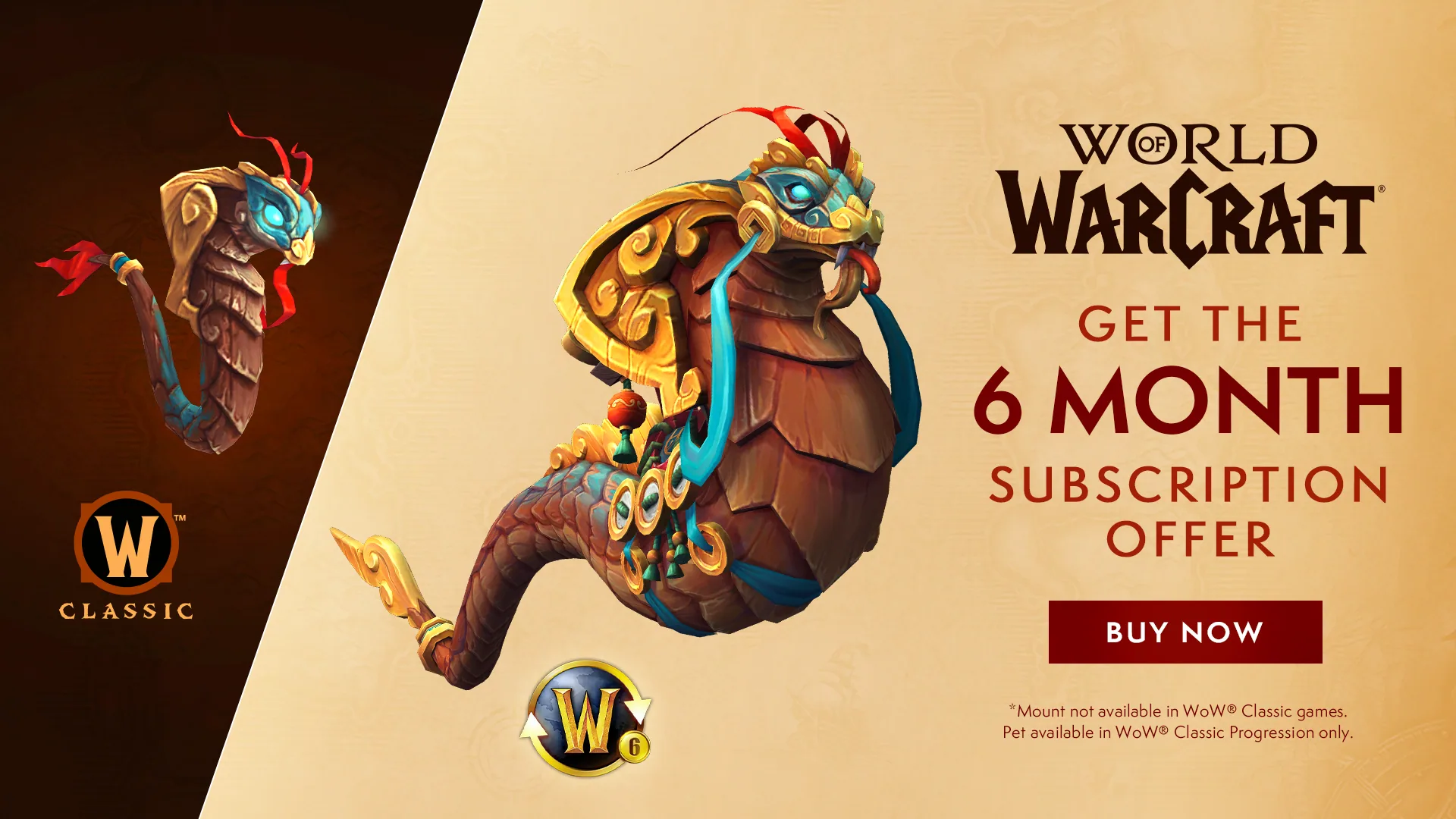 Paid & social campaigns: WoW 6MonthSubBundle 1920x1080